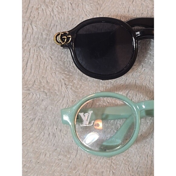 2 Pair Of Sunglasses Compatible With Labubu Dolls - Picture 2 of 4